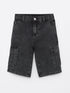 LC Waikiki Comfortable Fit Boy Cargo Jean Roller
